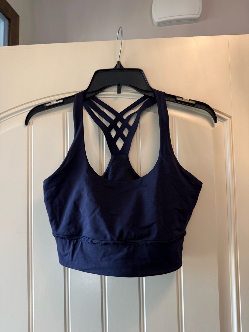 Lululemon Navy Strappy-Back Sports Bra